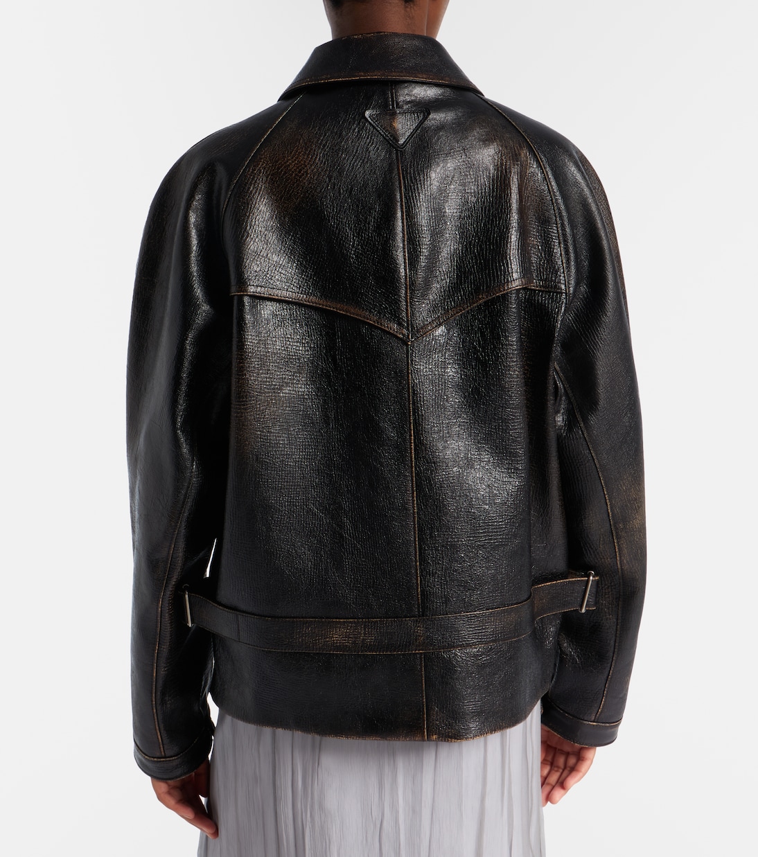 Leather jacket | Prada