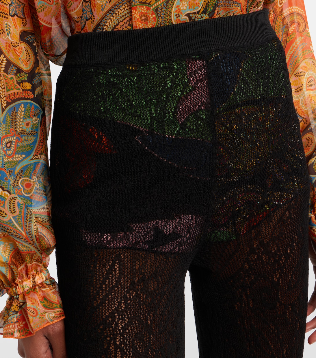 Schlaghose aus Baumwollspitze | Etro