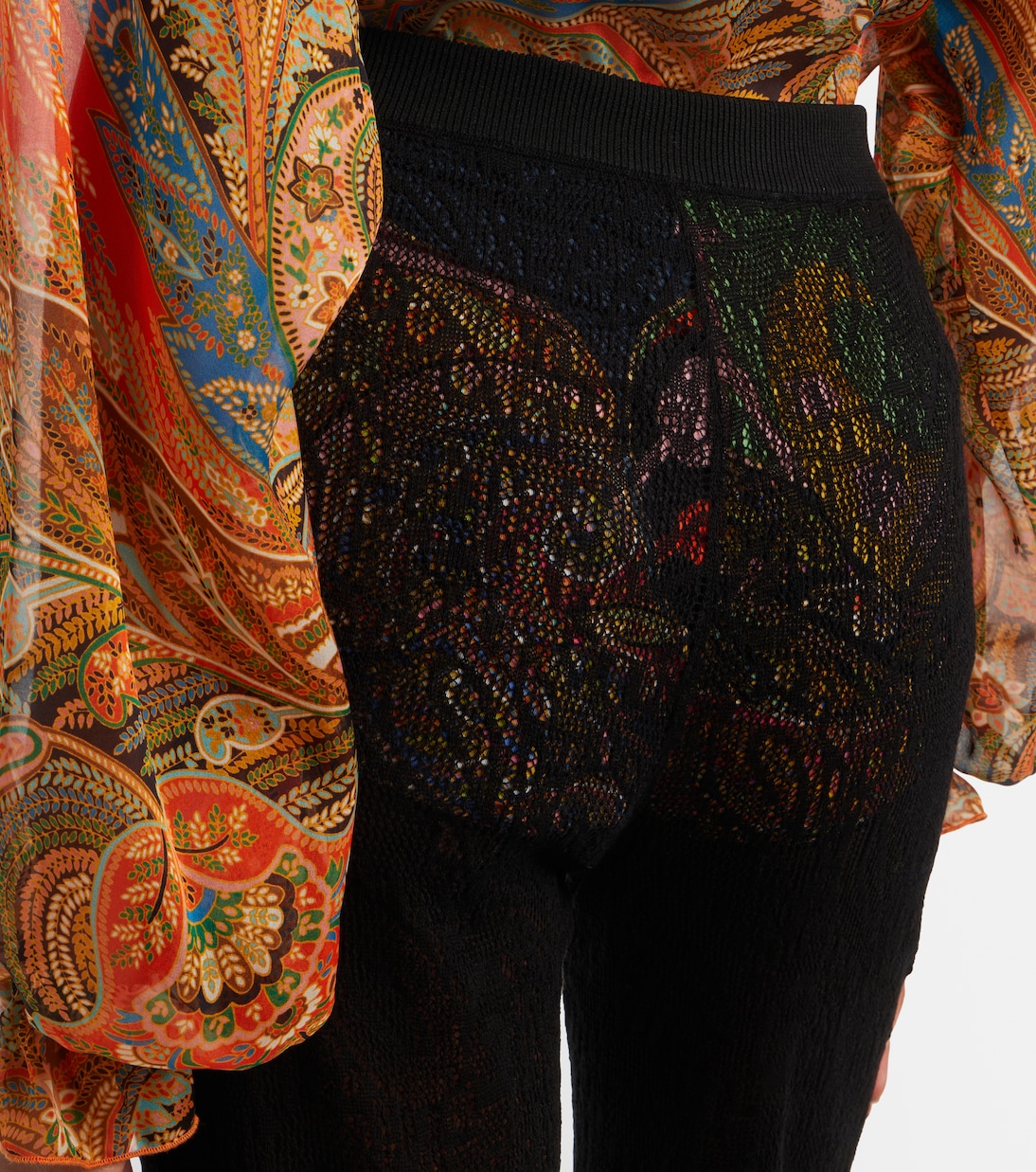 Schlaghose aus Baumwollspitze | Etro