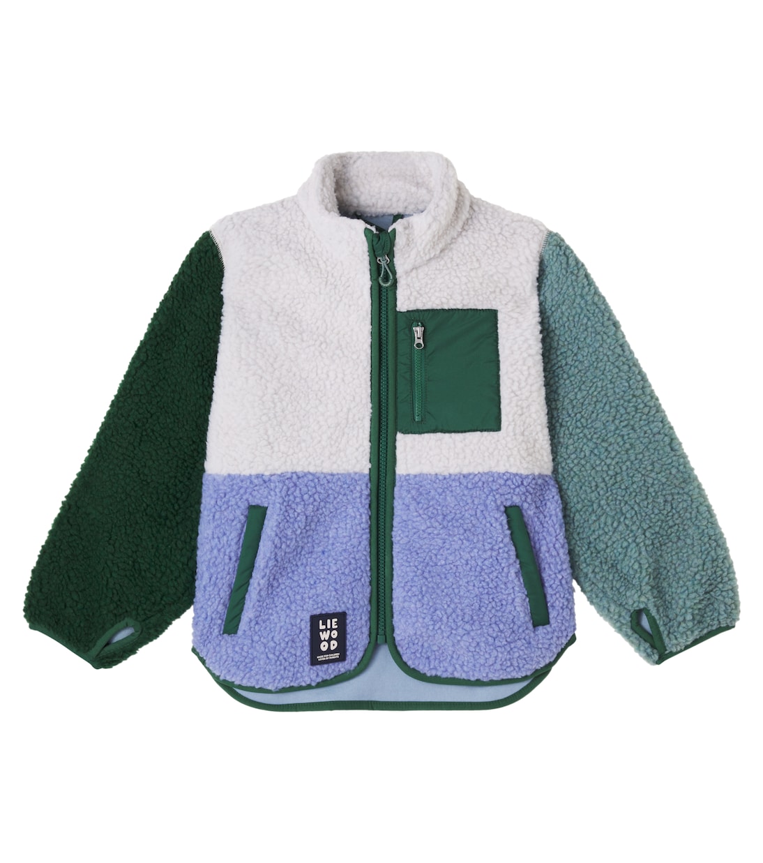 Giacca Nolan in pile color-block | Liewood
