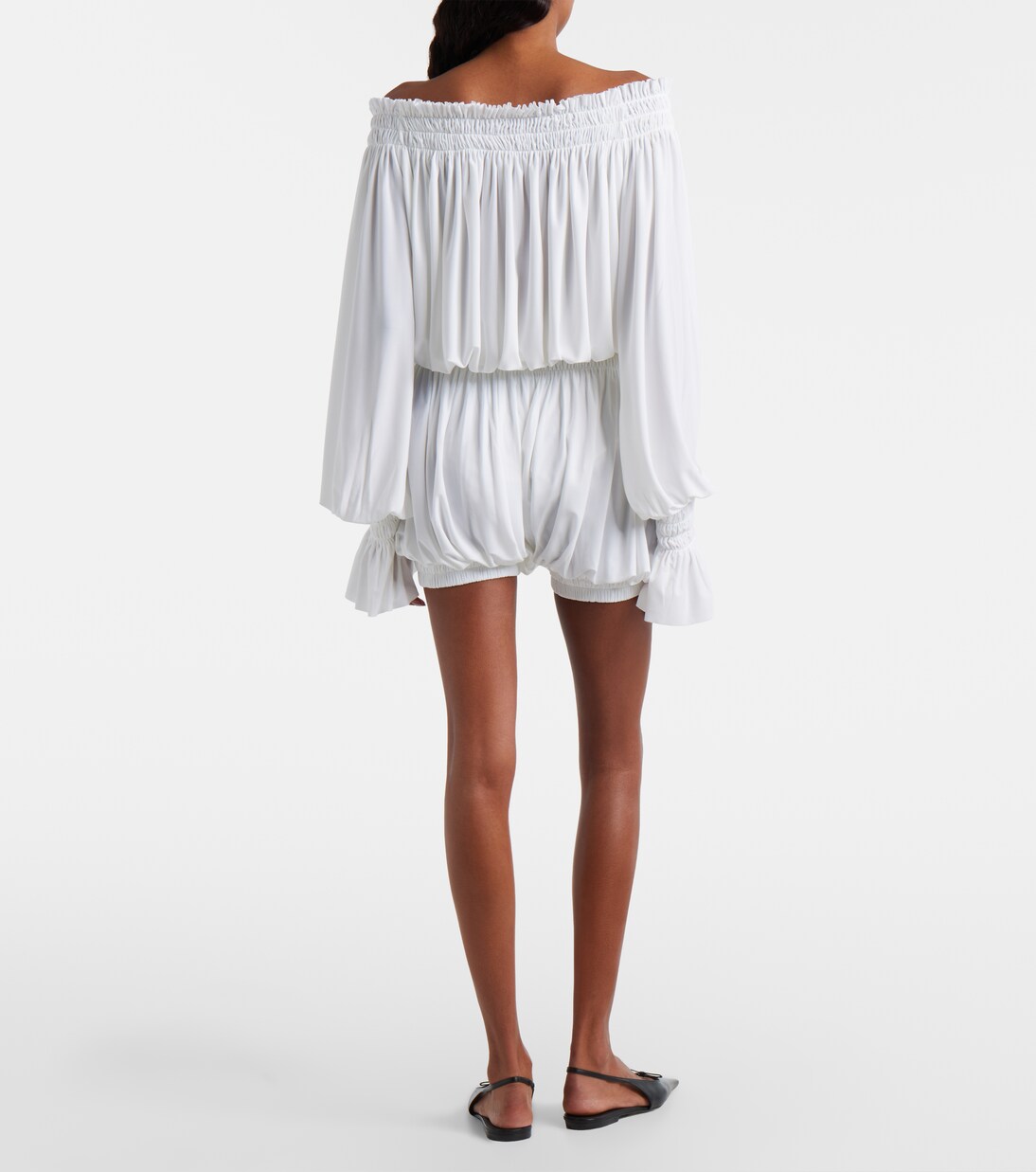 Gathered shorts | Norma Kamali