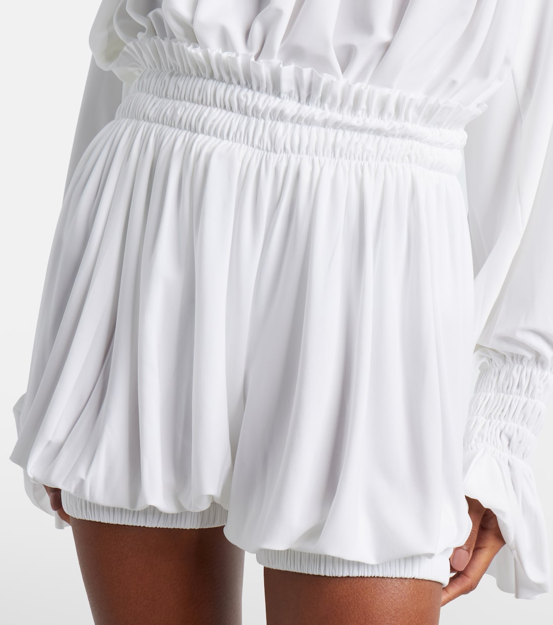 Gathered shorts | Norma Kamali