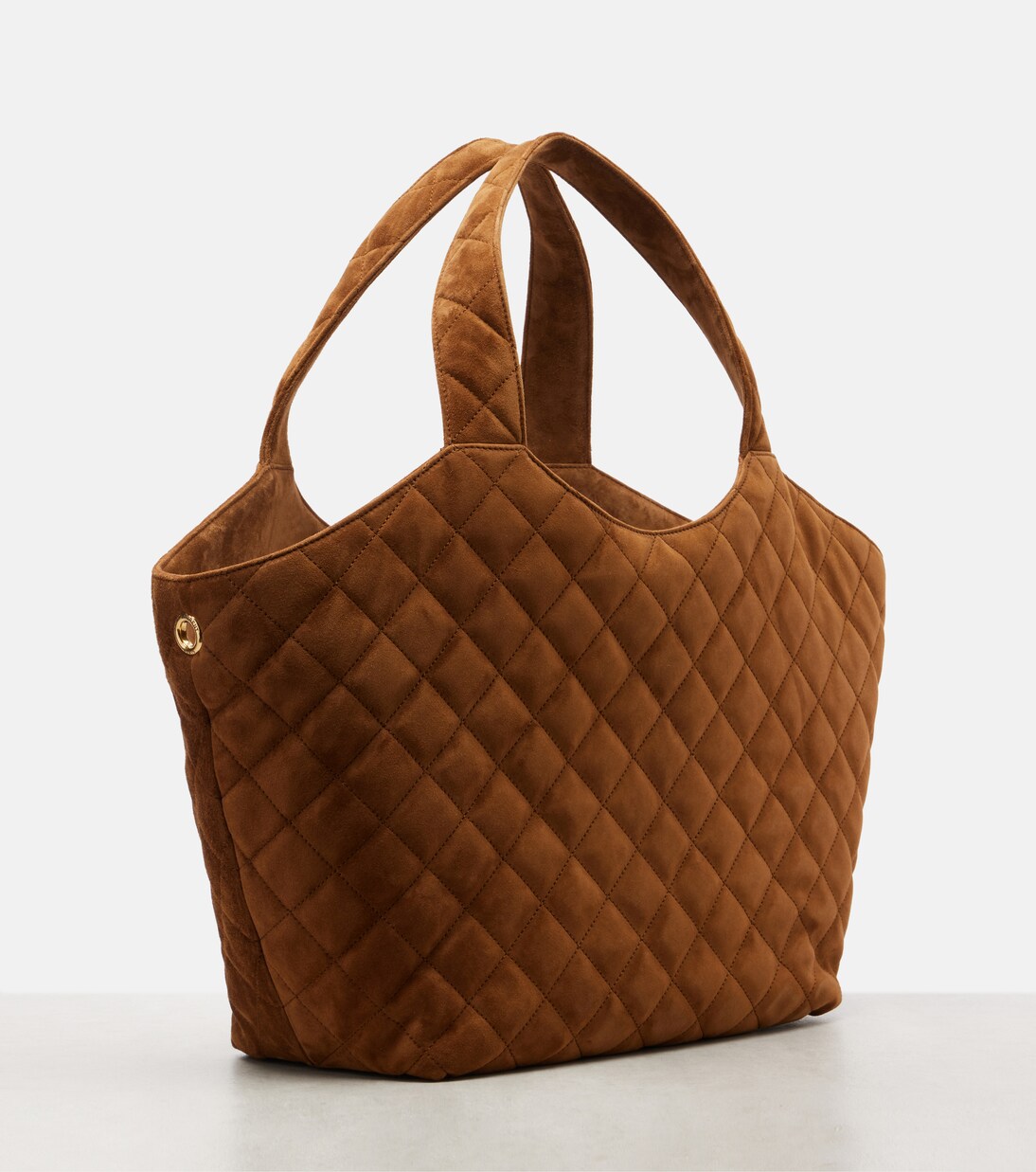 Icare Cassandre Medium suede tote bag | Saint Laurent