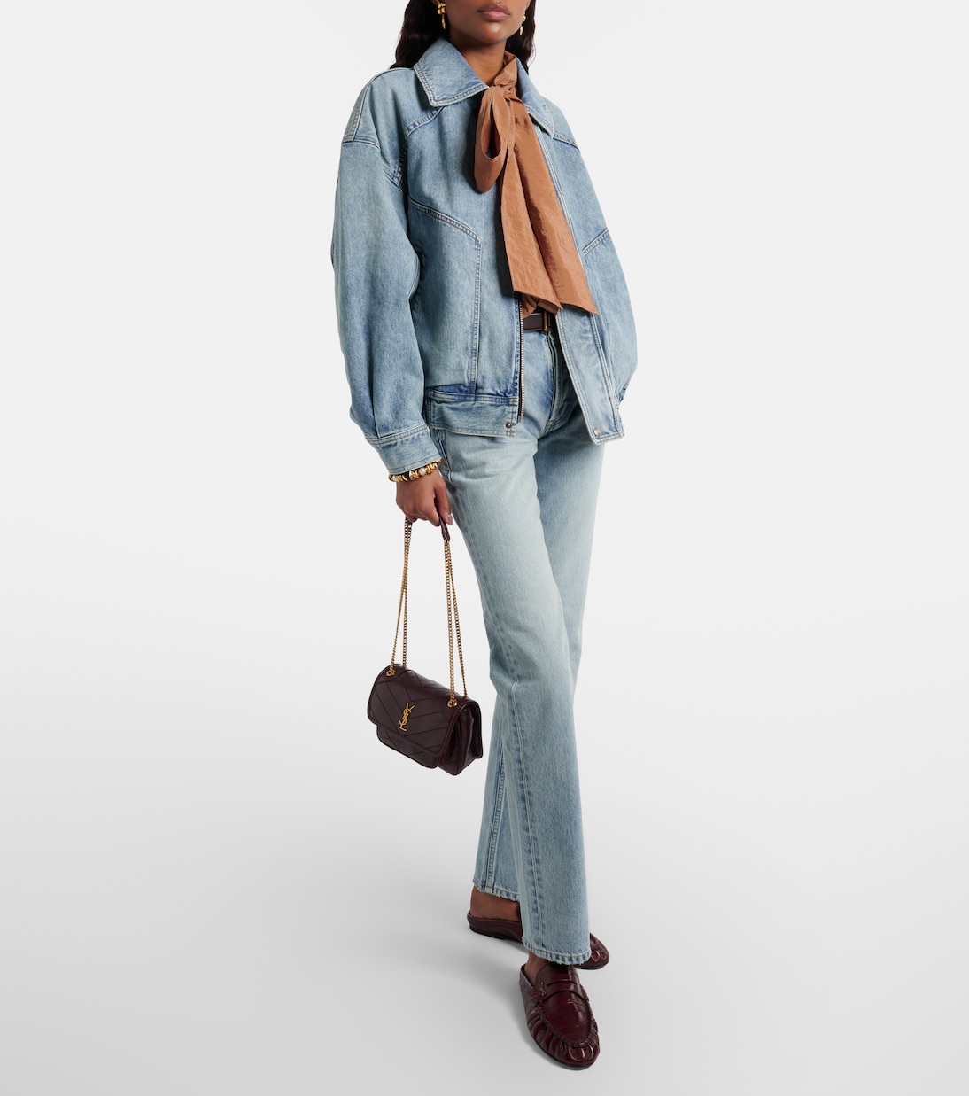 Niki Cassandre Mini leather shoulder bag | Saint Laurent