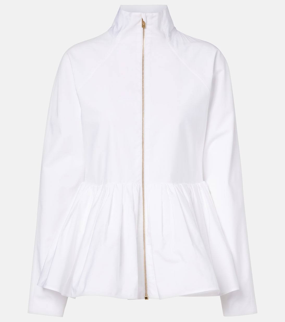 Peplum cotton poplin jacket | Alaïa