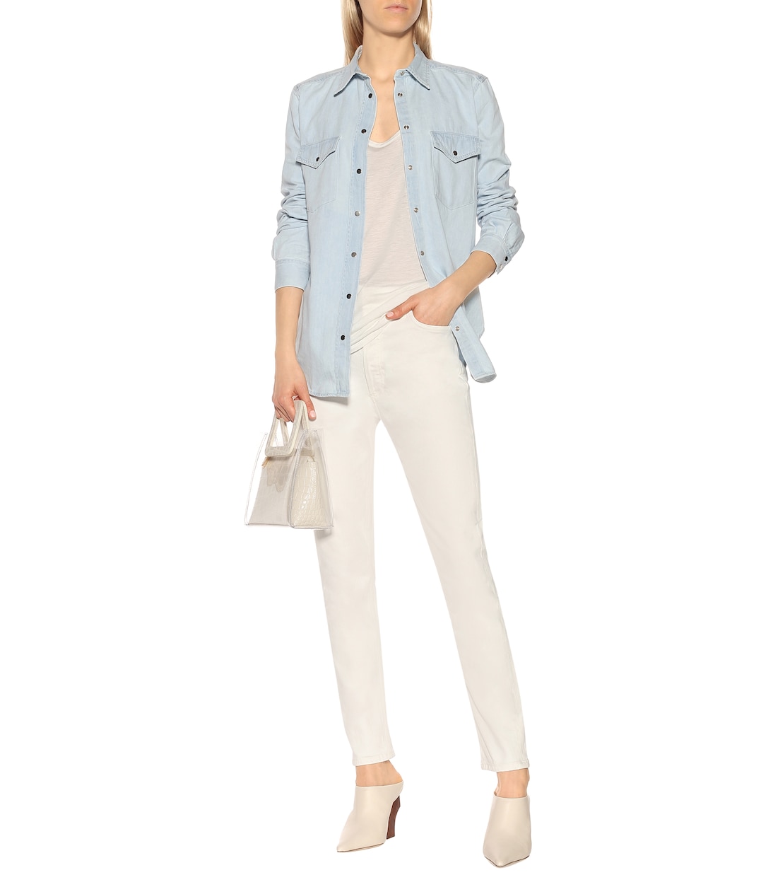 Jeans rectos ajustados The High-Rise | Goldsign