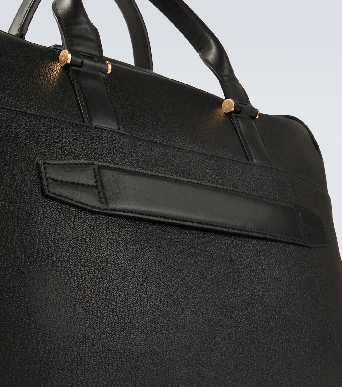 Grained leather briefcase | Tom Ford