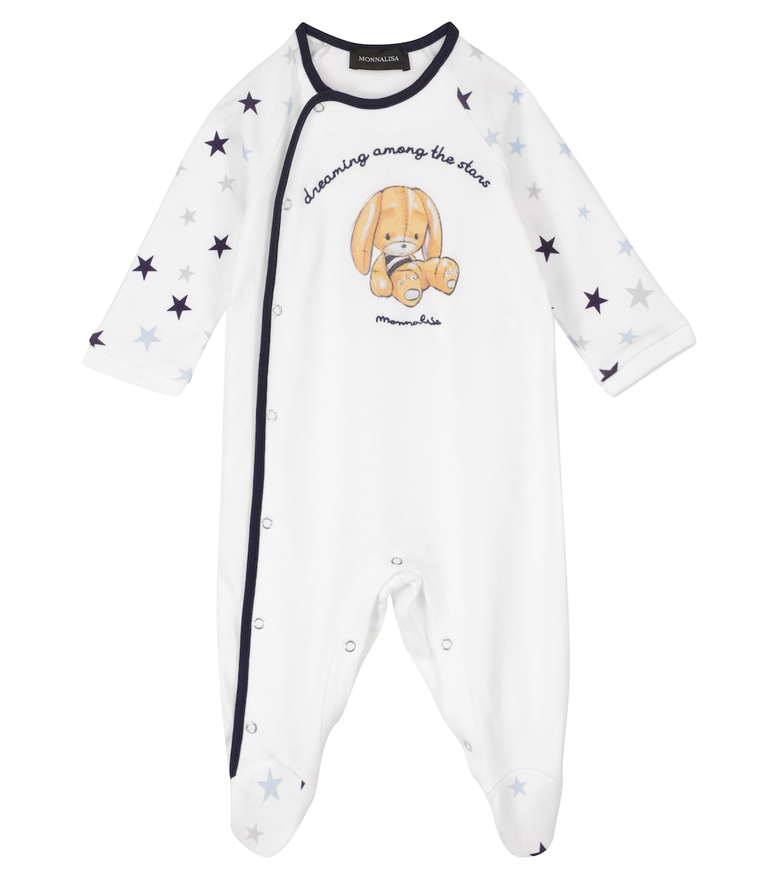 Baby - Tutina in cotone con stampa | Monnalisa