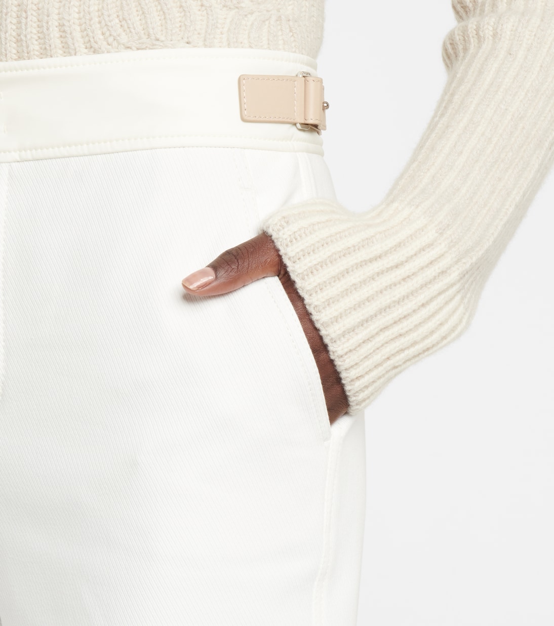 Pantalones rectos Andes sarga de algodón | Loro Piana