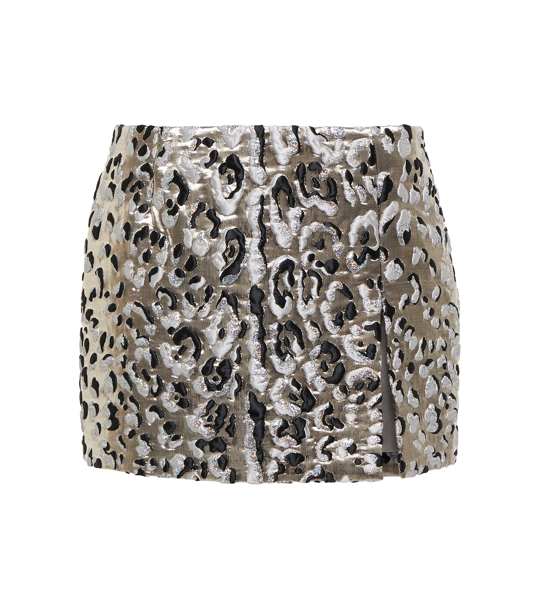 Minifalda de jacquard print leopardo | Dolce&Gabbana