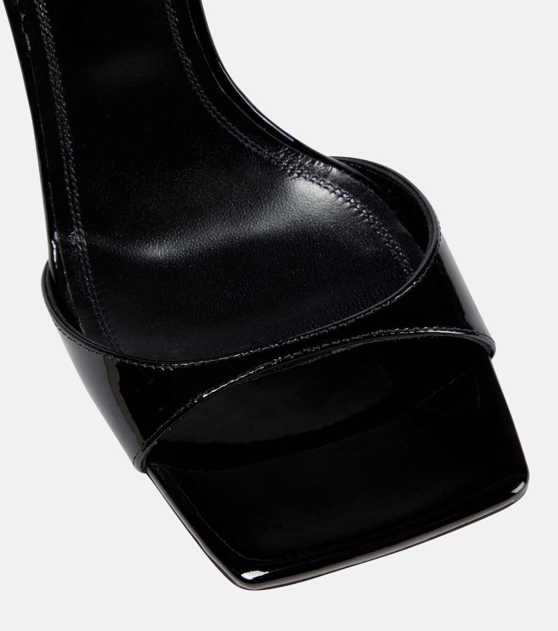 Hailey patent leather sandals | Amina Muaddi