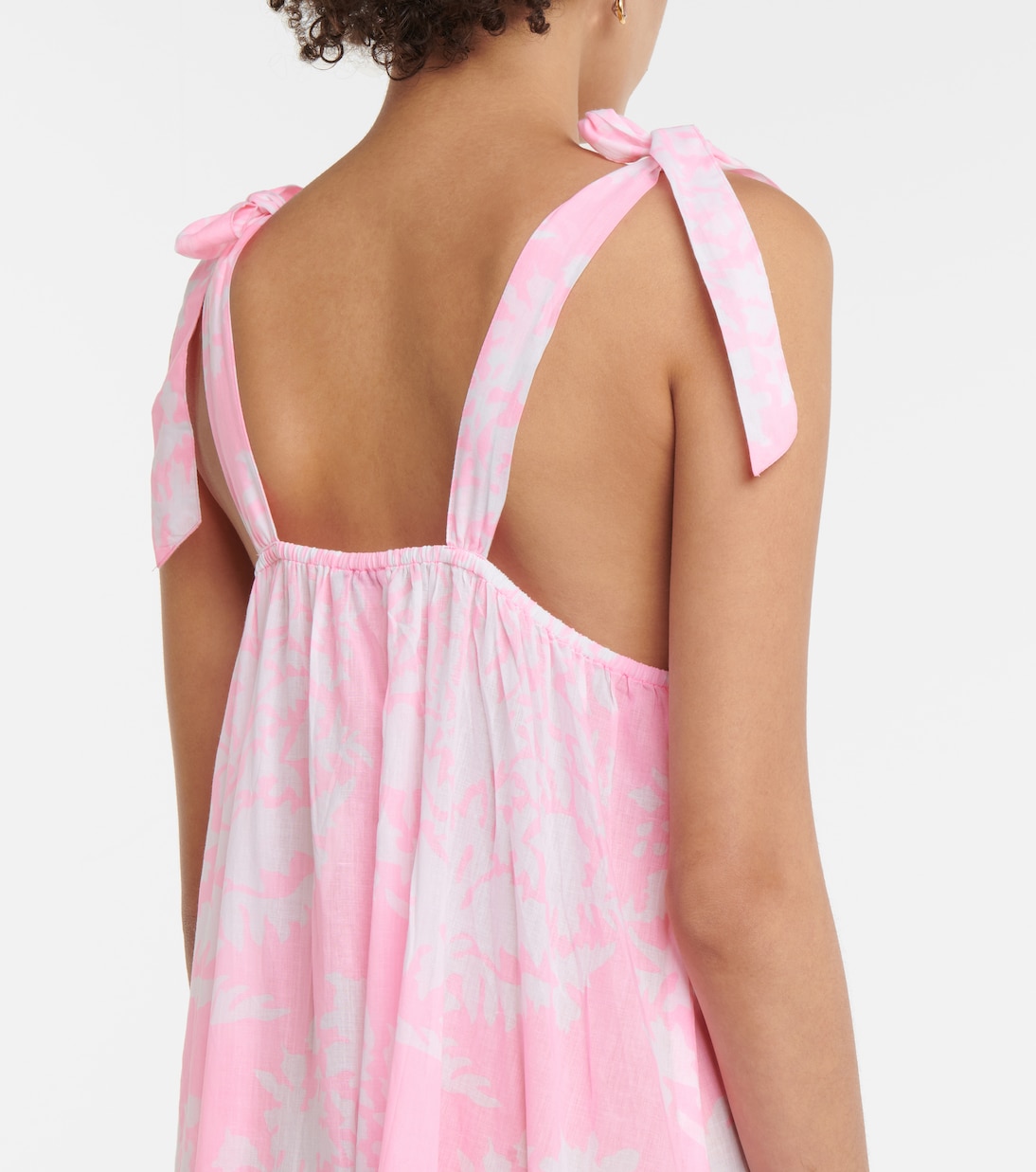 Abito midi in cotone con stampa | Juliet Dunn