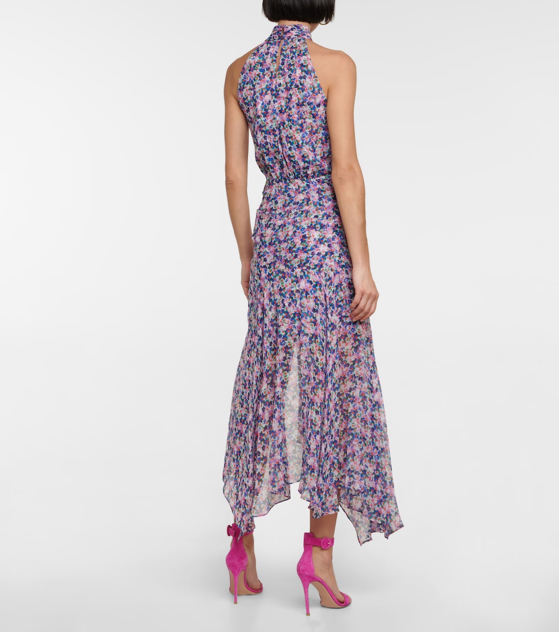 Leia printed silk midi dress | Veronica Beard