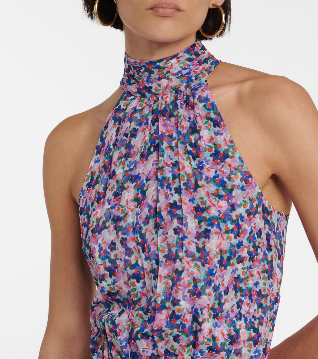 Leia printed silk midi dress | Veronica Beard