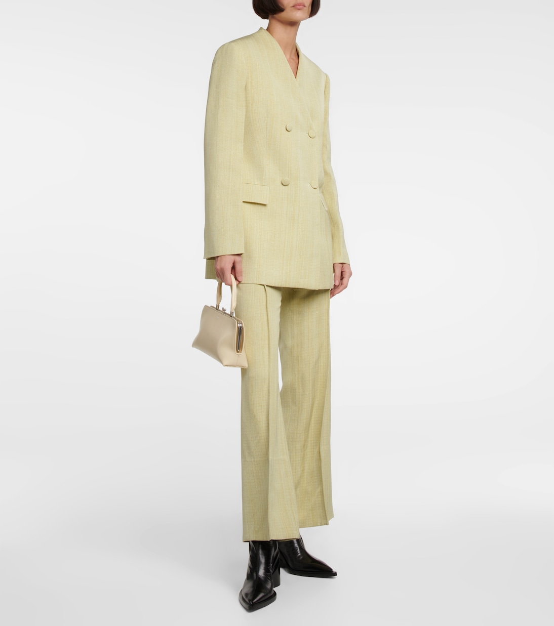 Blazer en soie mélangée | Jil Sander