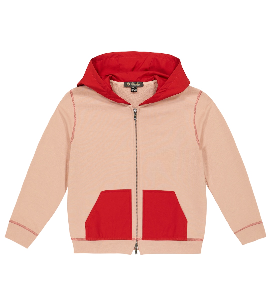 Kapuzenjacke Playground aus Jersey | Loro Piana Kids