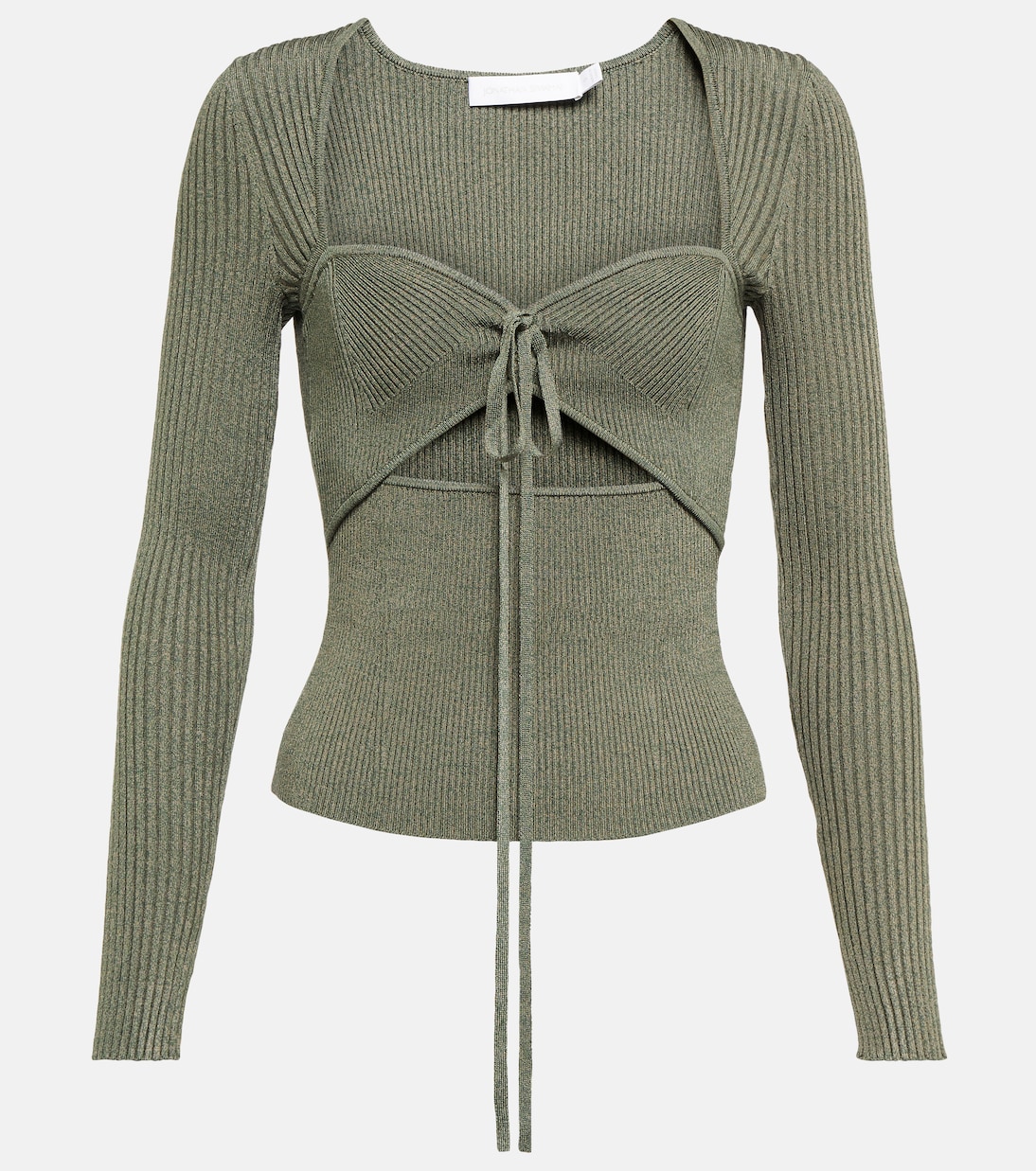 Alexia ribbed-knit top | Simkhai