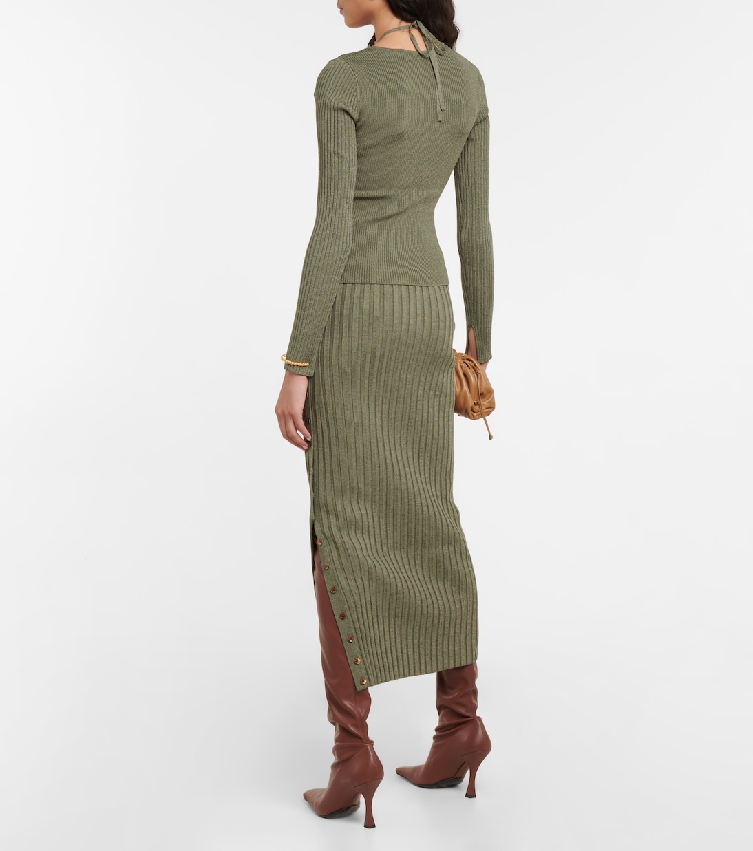 Alexia ribbed-knit top | Simkhai