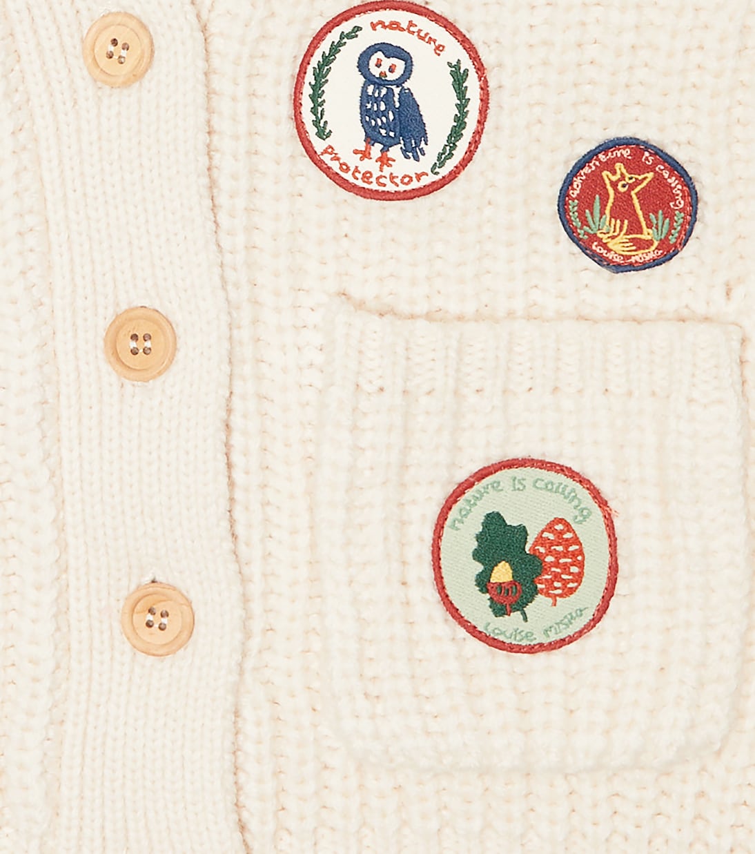 Cardigan Polo aus Rippstrick | Louise Misha