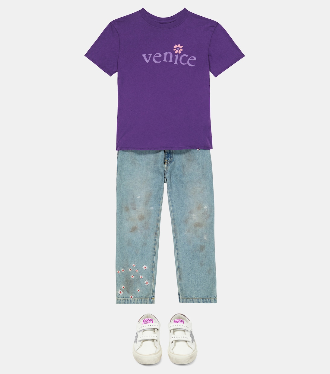 T-shirt in cotone con stampa | ERL Kids