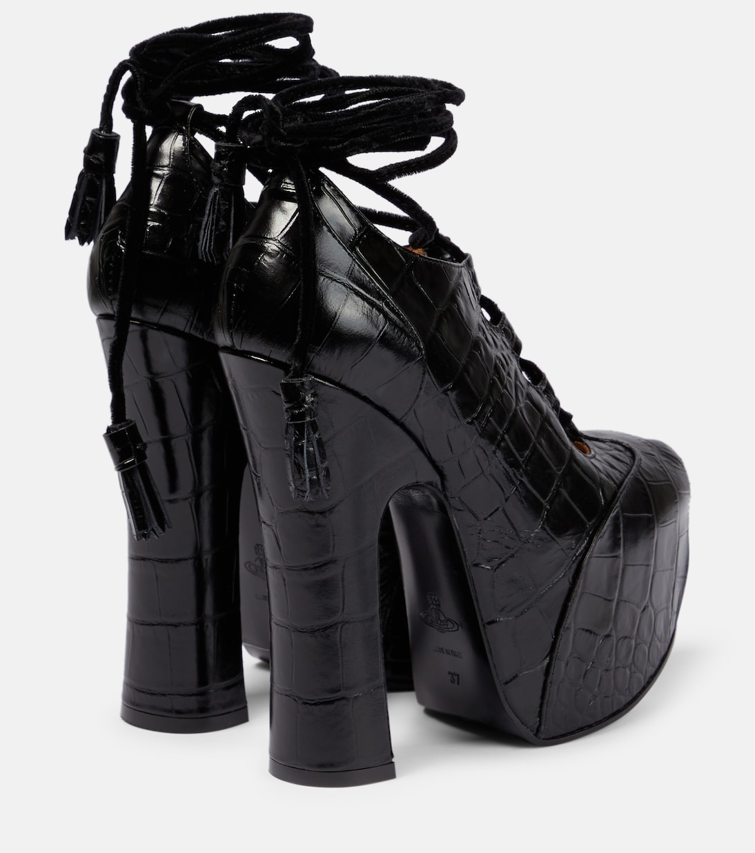 公式通販サイト - ファッション 通販 - black in pumps leather Platform Vivienne Mytheresa | Westwood 靴