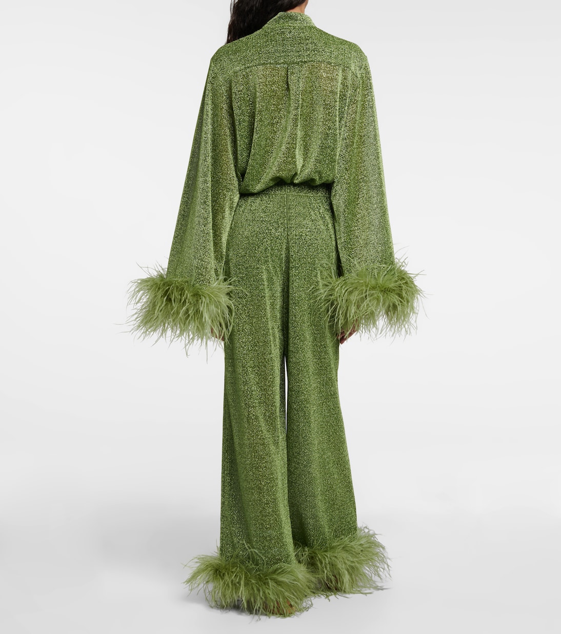 Hose Lumière Plumage mit weitem Bein | Oséree
