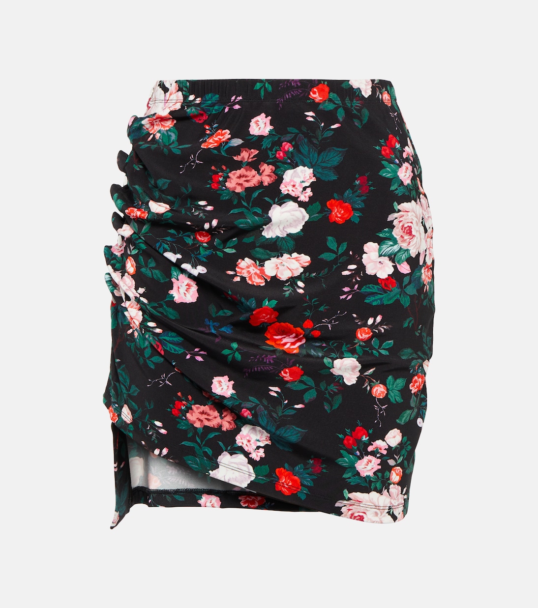 Bedruckter High-Rise-Minirock | Rabanne