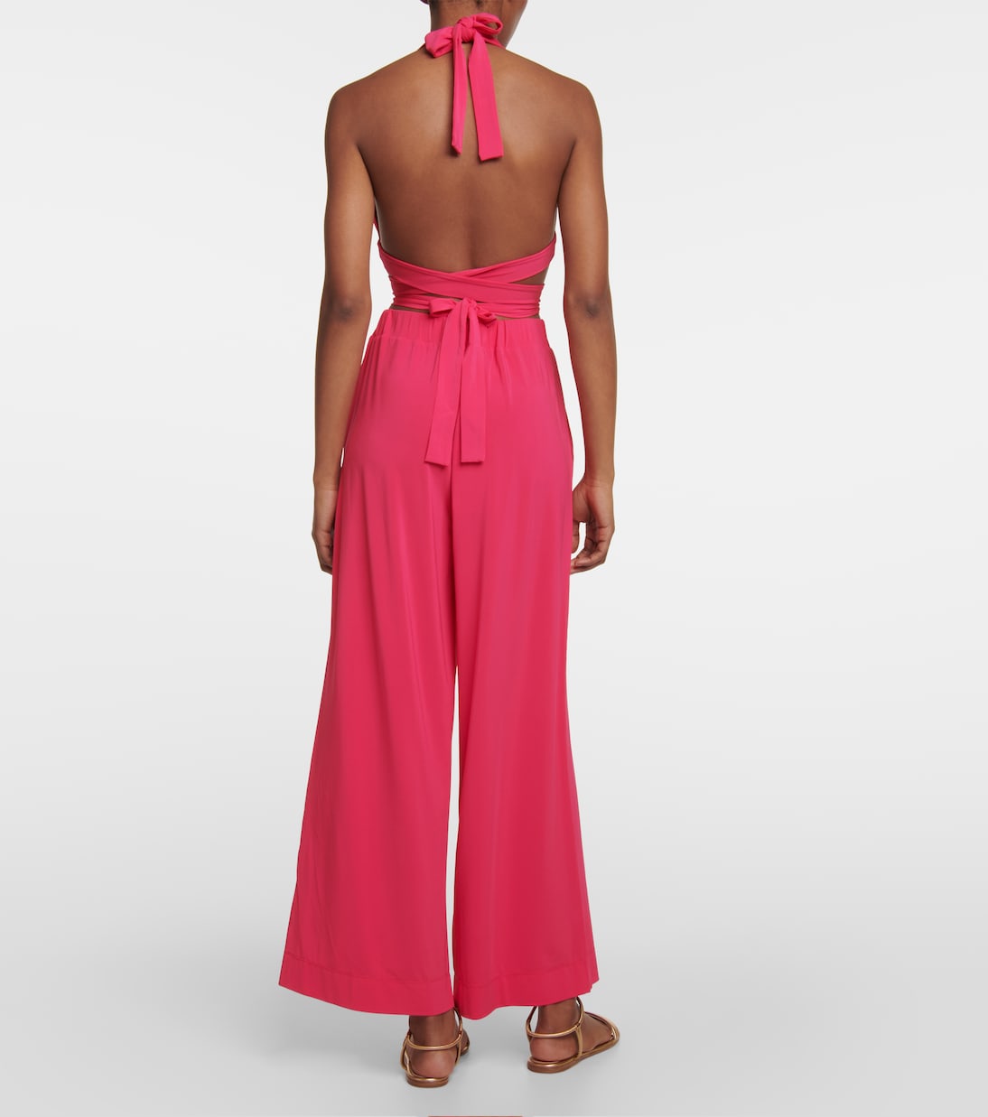 Emilia wide-leg jersey pants | Max Mara