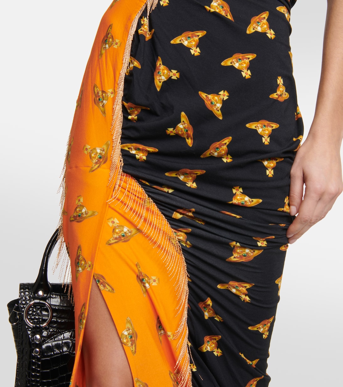 Printed one-shoulder midi dress | Vivienne Westwood