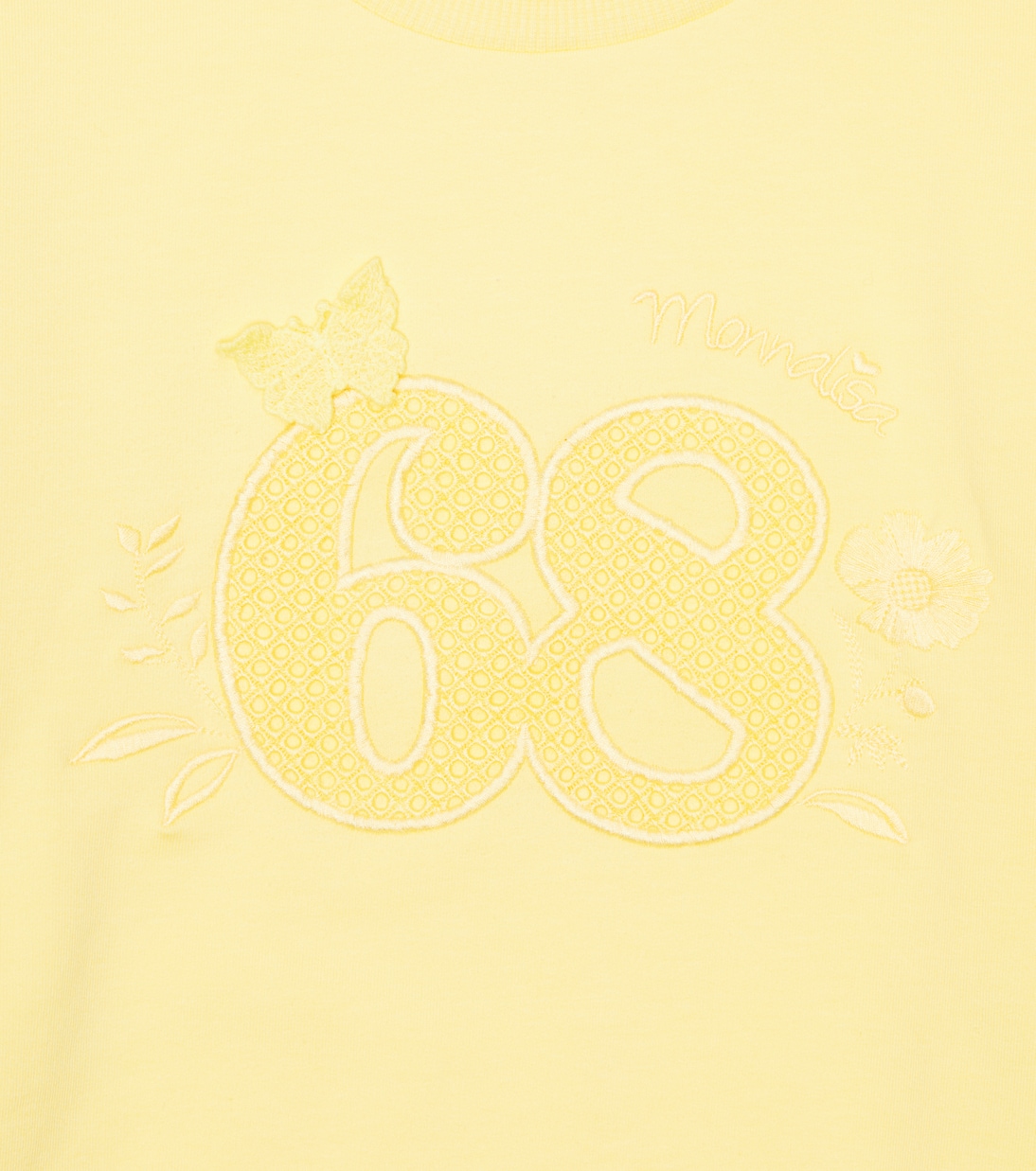Sweat-shirt brodé en coton mélangé | Monnalisa