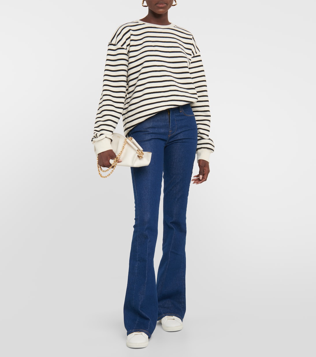 Le Shape high-rise flared jeans | Frame
