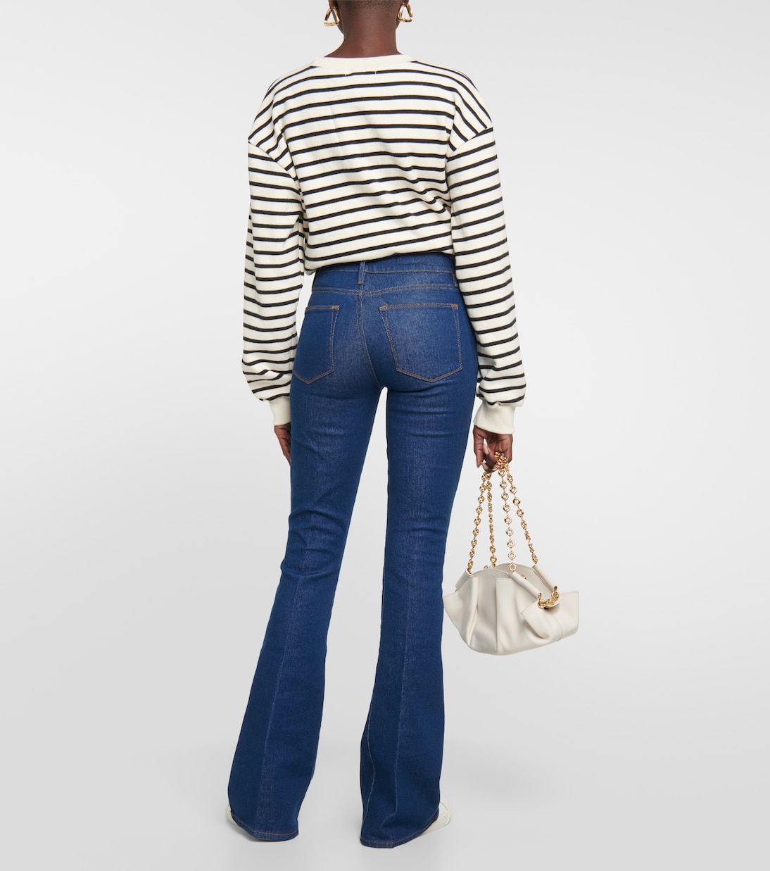 Le Shape high-rise flared jeans | Frame