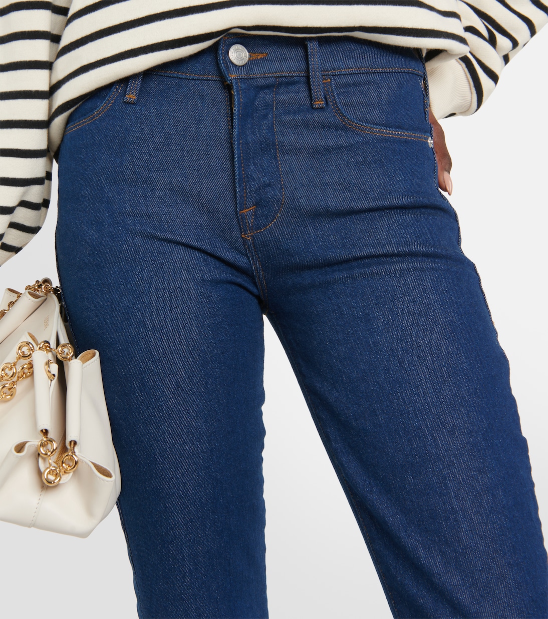 Le Shape high-rise flared jeans | Frame