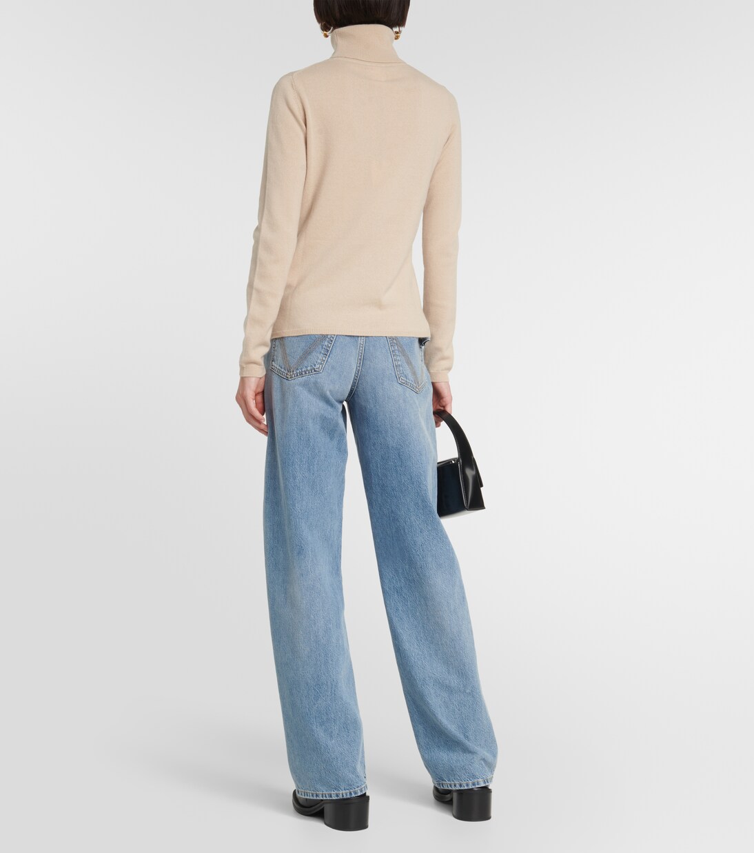 Cashmere turtleneck sweater | Jardin des Orangers