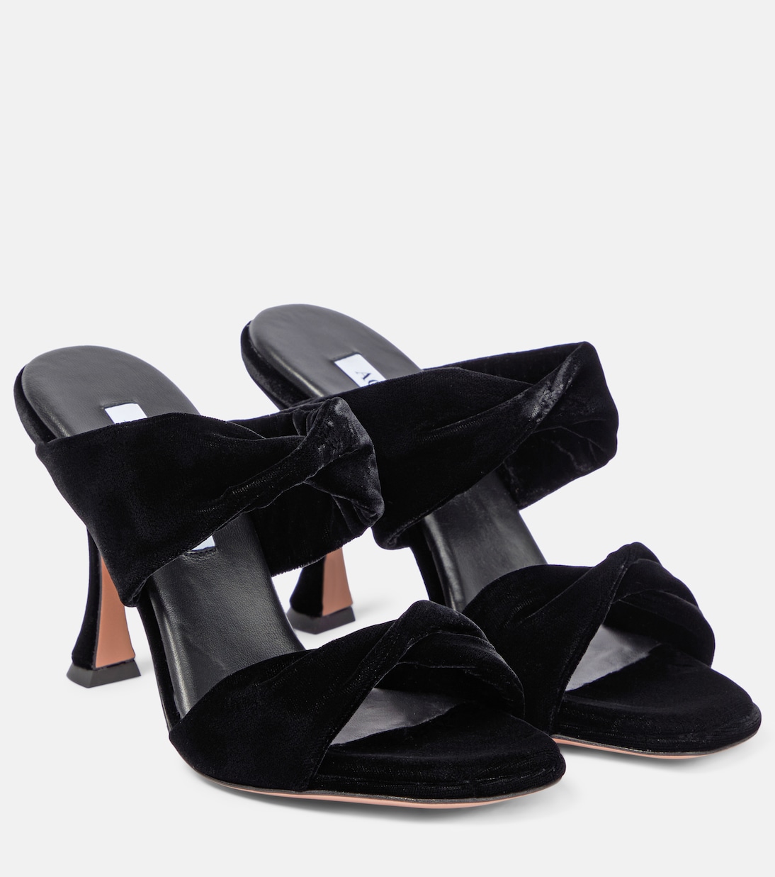 Mules Twist in velluto | Aquazzura