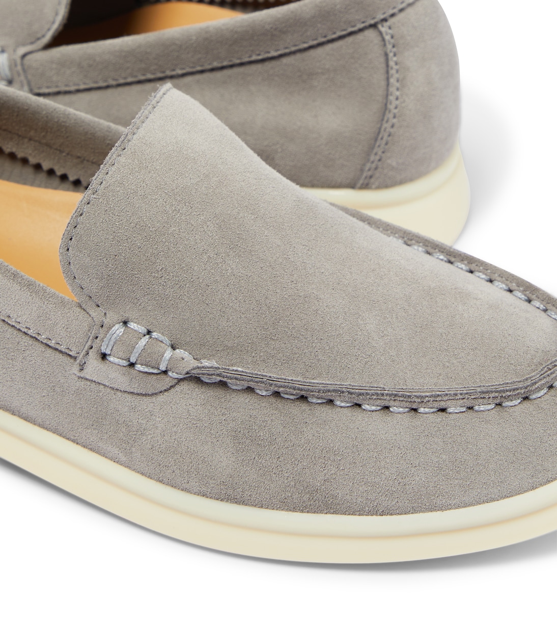 Summer Walk suede loafers | Loro Piana Kids