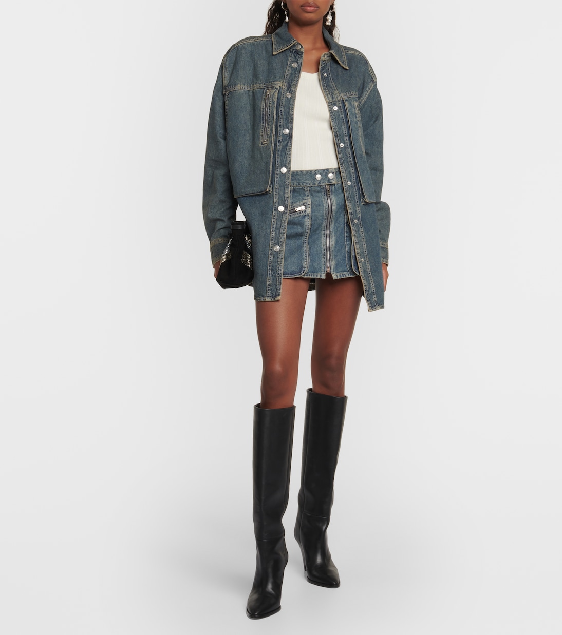Veste Pearl en jean | Isabel Marant