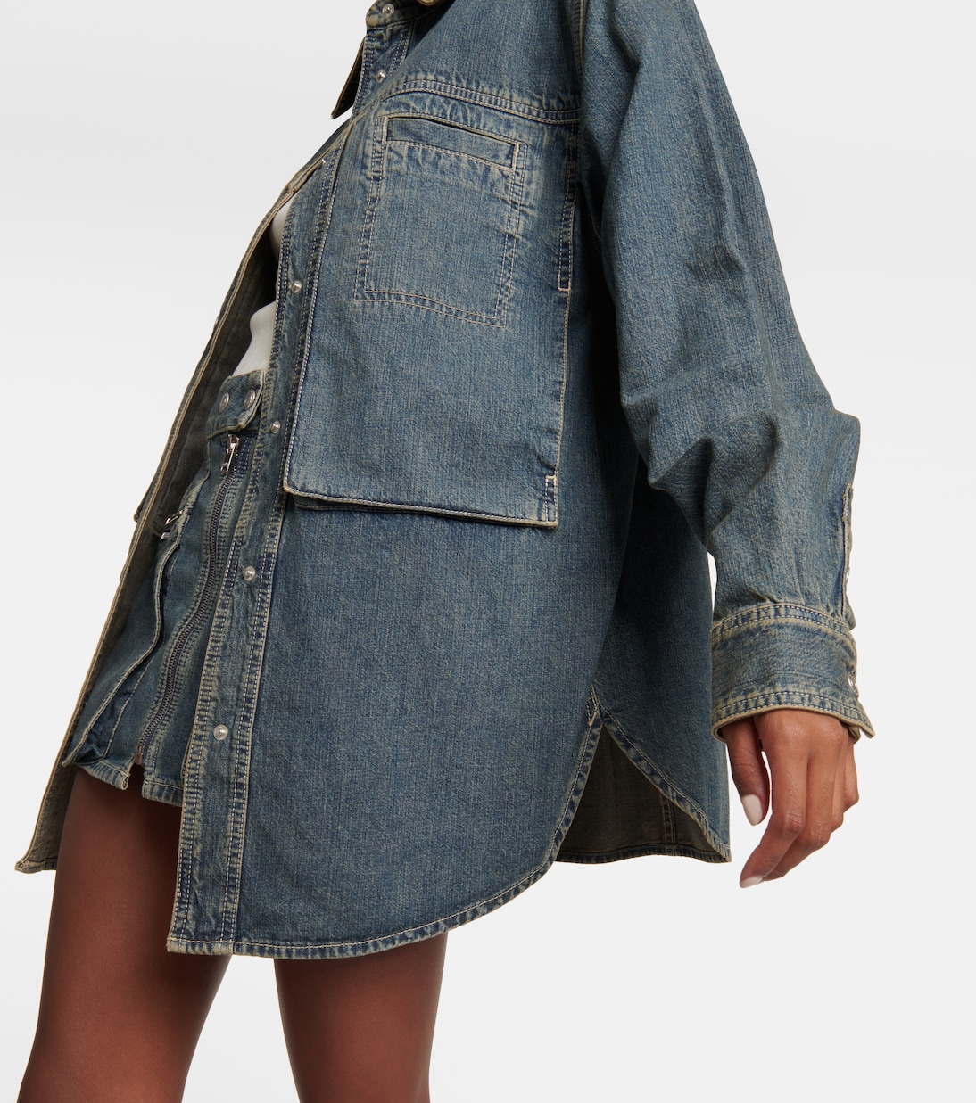 Veste Pearl en jean | Isabel Marant