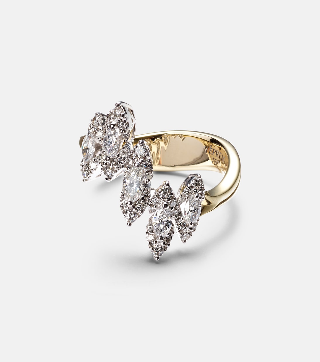 Bague en or 18 ct à diamants | Yeprem