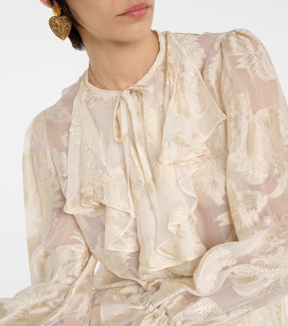 Blusa in crêpe di seta | Etro