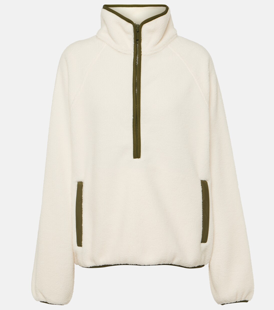Harlow fleece half-zip sweater | The Upside