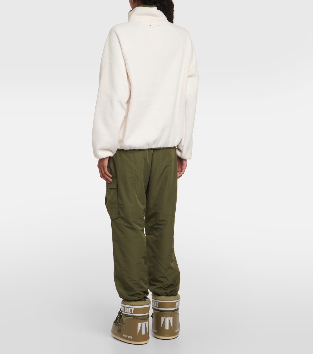 Harlow fleece half-zip sweater | The Upside
