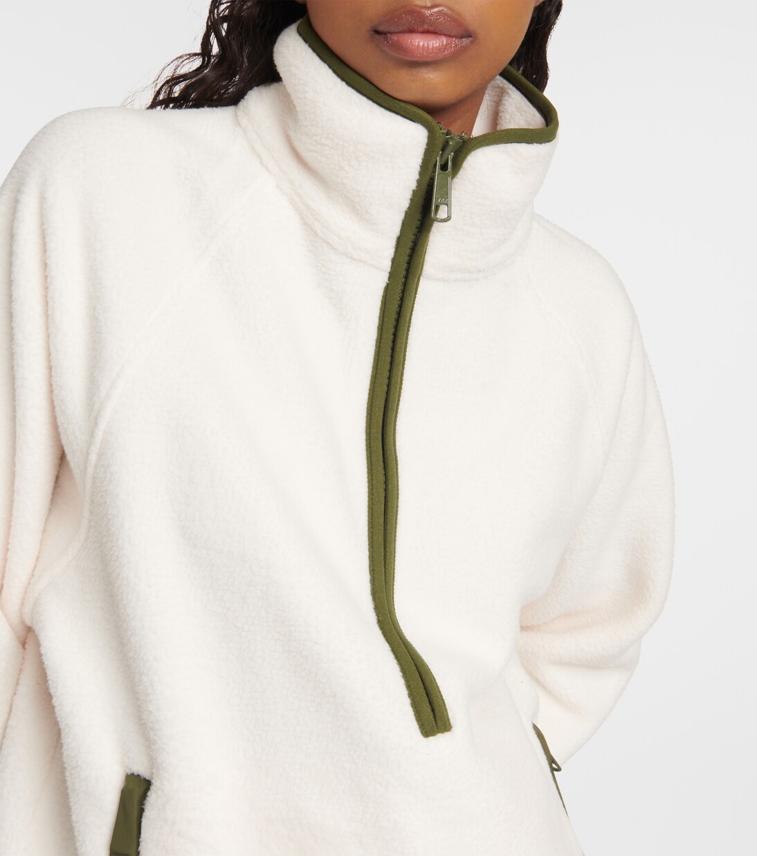 Harlow fleece half-zip sweater | The Upside