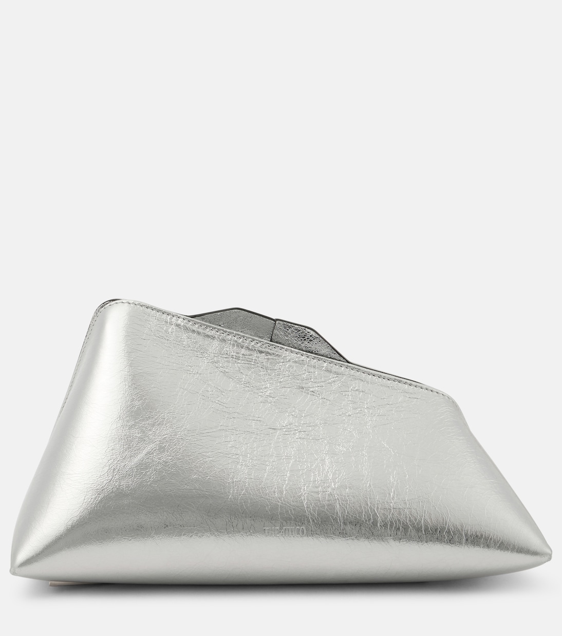 Clutch 8.30 PM in pelle metallizzata | The Attico