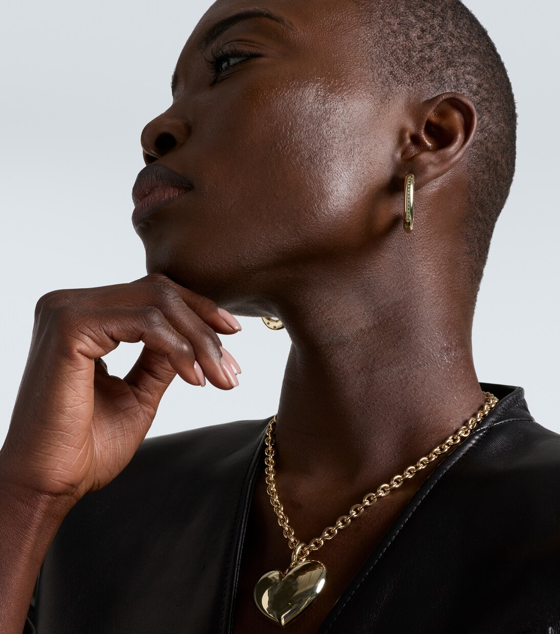Orecchini Peggy in oro 14kt con smeraldi | Lauren Rubinski