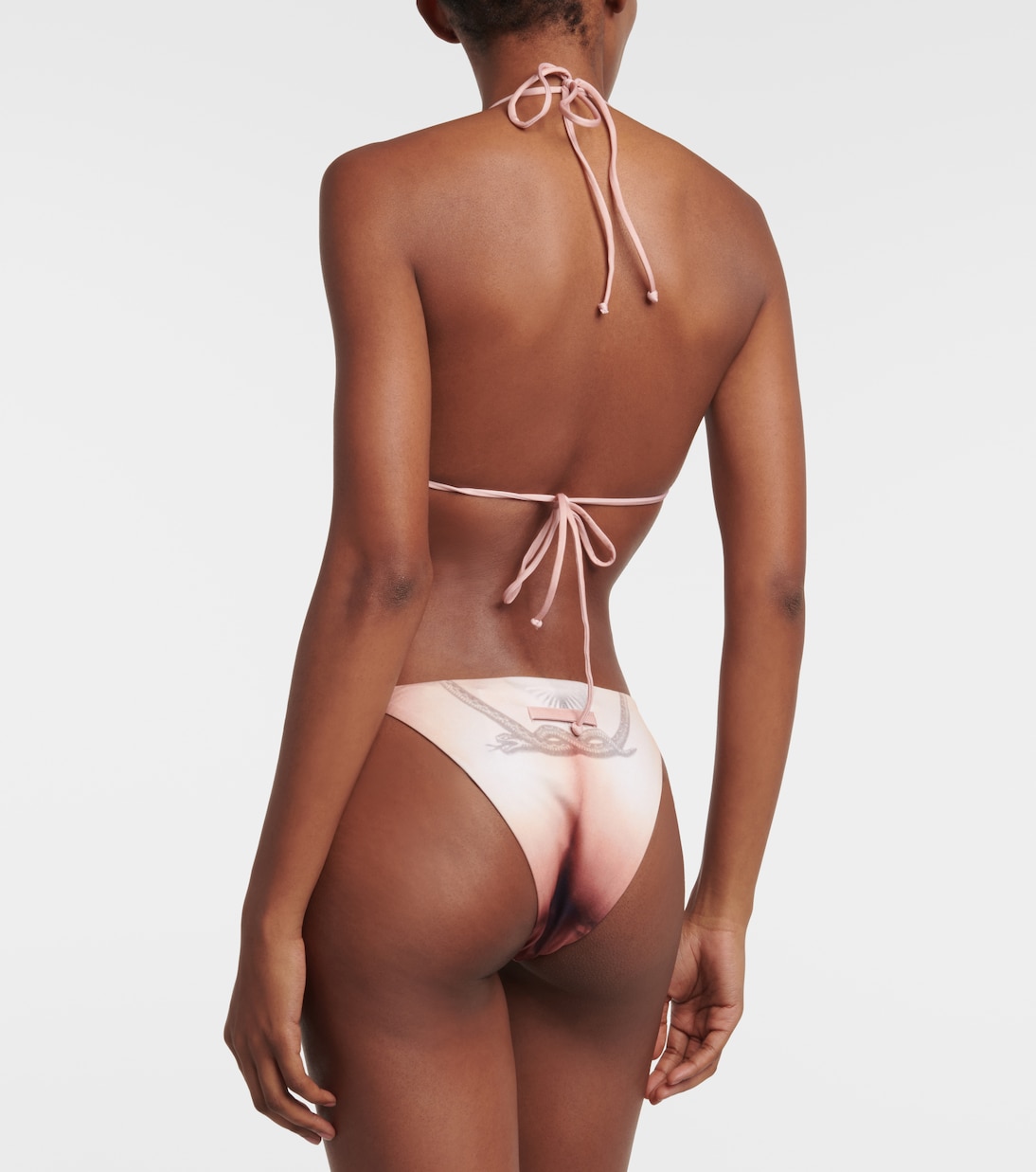 Top de bikini Tattoo Collection estampado | Jean Paul Gaultier