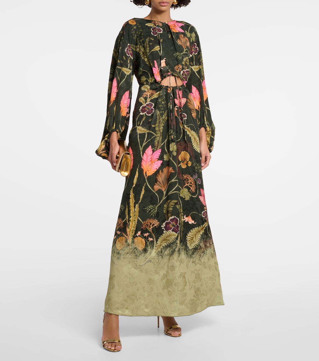 Kaftan Antonieta Habitat aus Jacquard | Agua by Agua Bendita