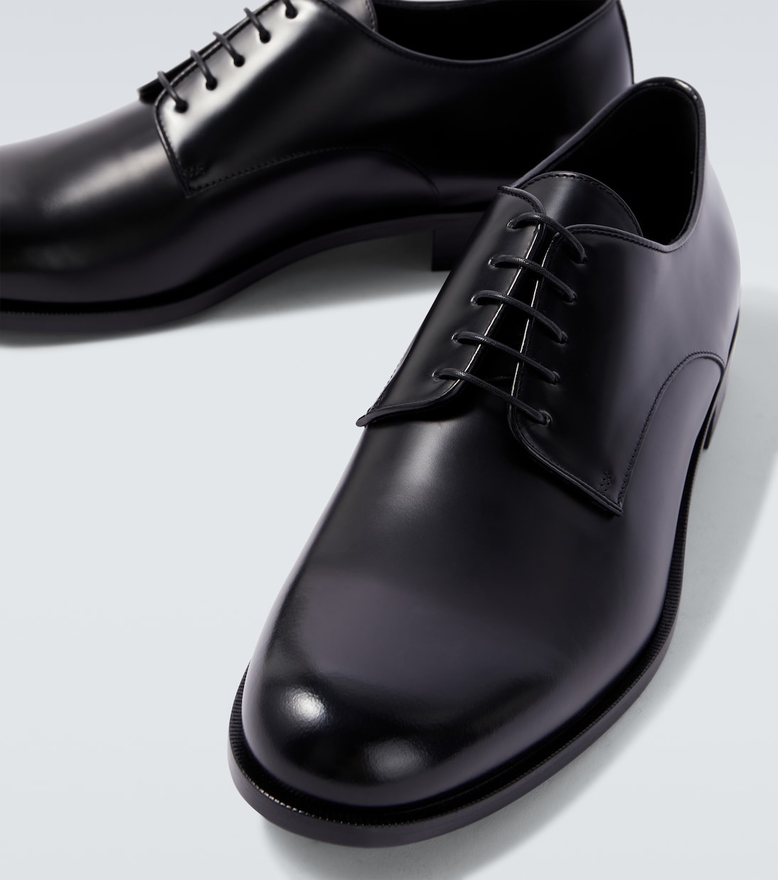 Leather Derby shoes | Giorgio Armani