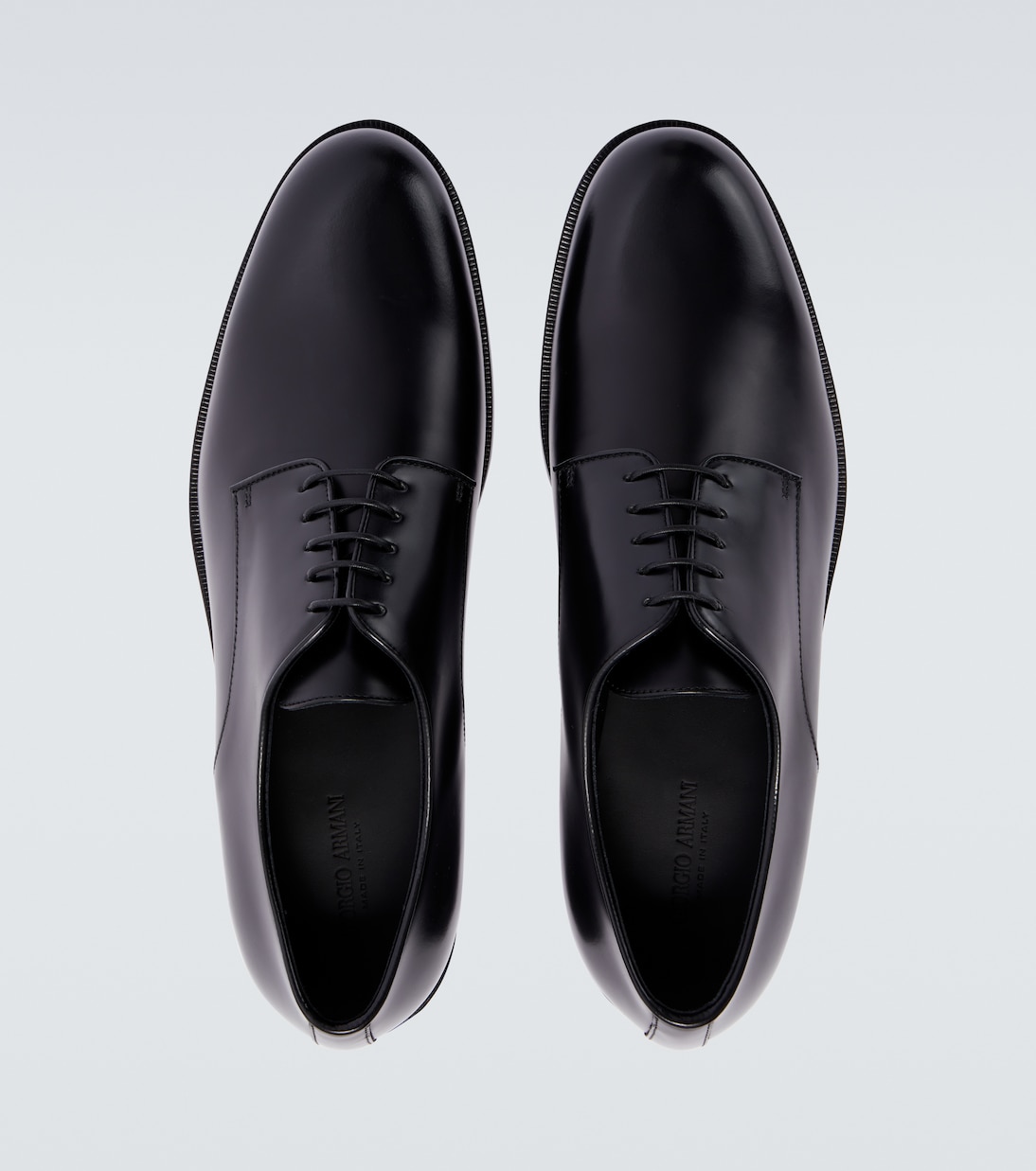 Leather Derby shoes | Giorgio Armani