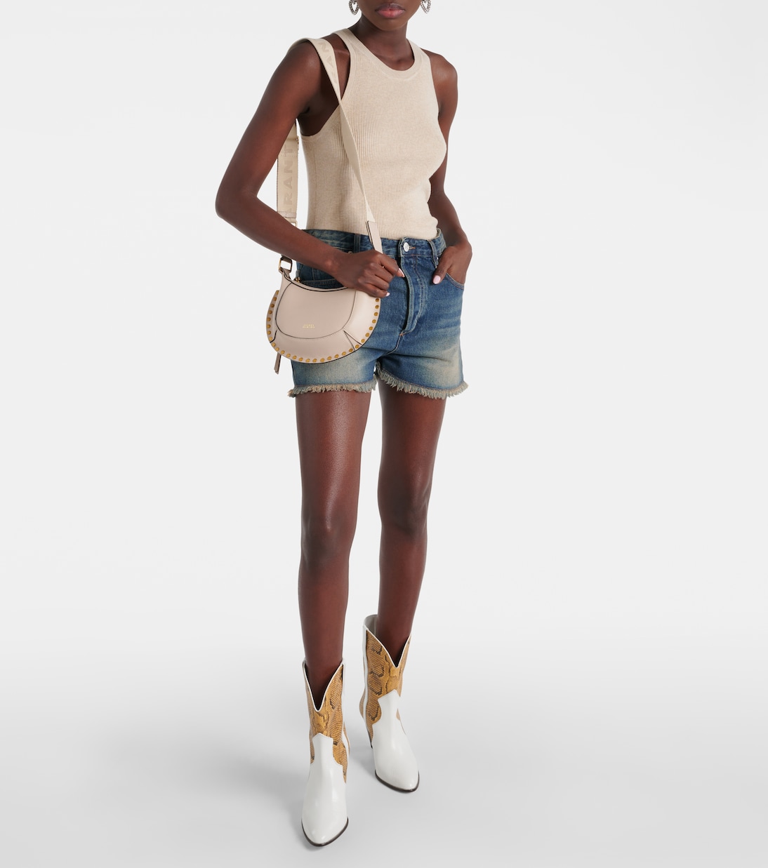 Witney snake-effect leather ankle boots | Isabel Marant